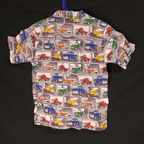 KLOZ FOR KIDS | size 5 | Colorful Cars All-Over Print Button-Up Casual Shirt - Picture 2 of 15